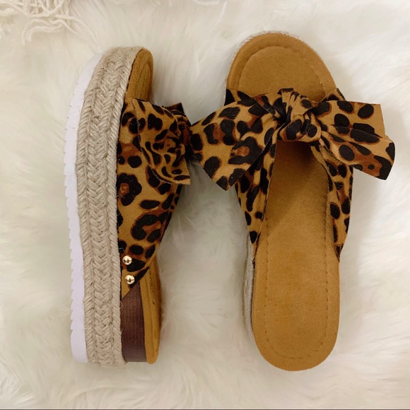 NEW Sami Platform Slip-Ons- in Leopard - Picture 3 of 7